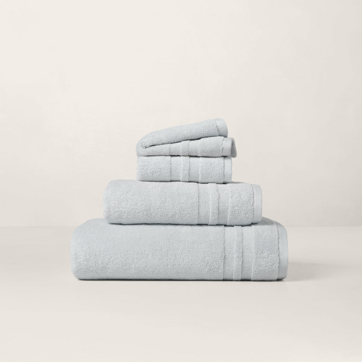 Payton Bath Towels & Mat - Cottage Blue