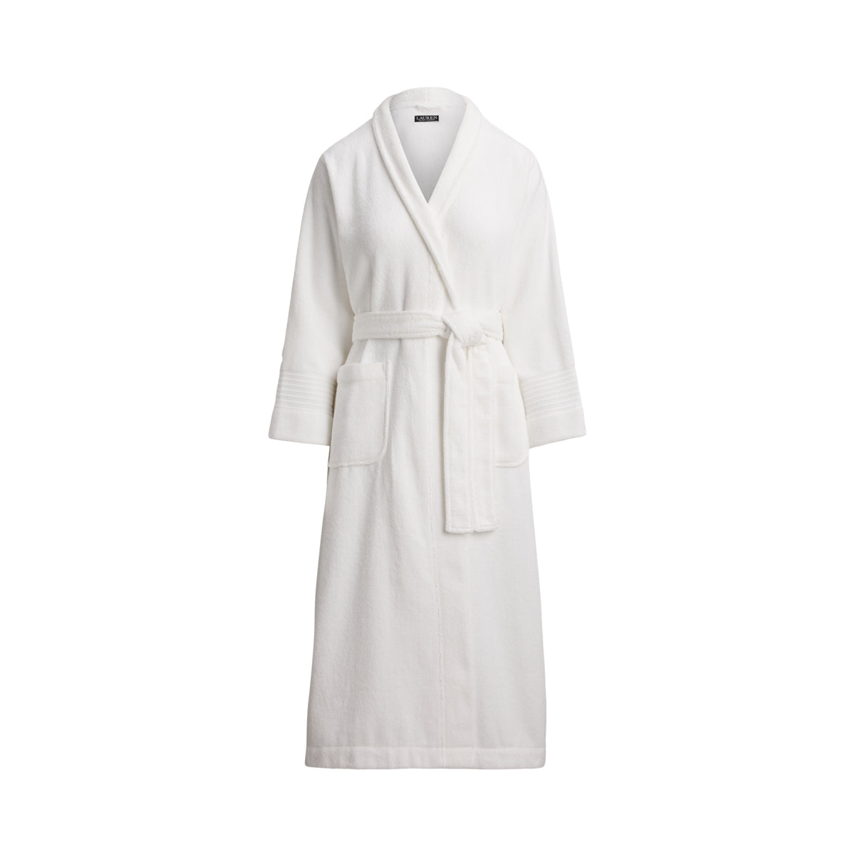 Custom Cotton Terry Cloth Robe - White