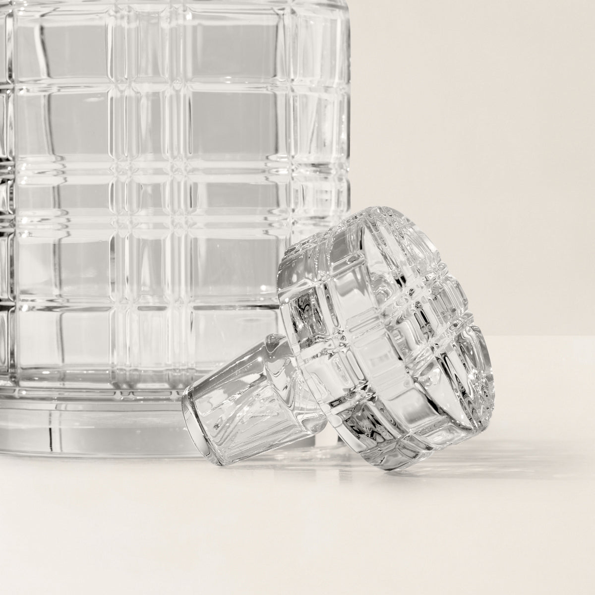 Hudson Plaid Decanter - Ralph Lauren Home