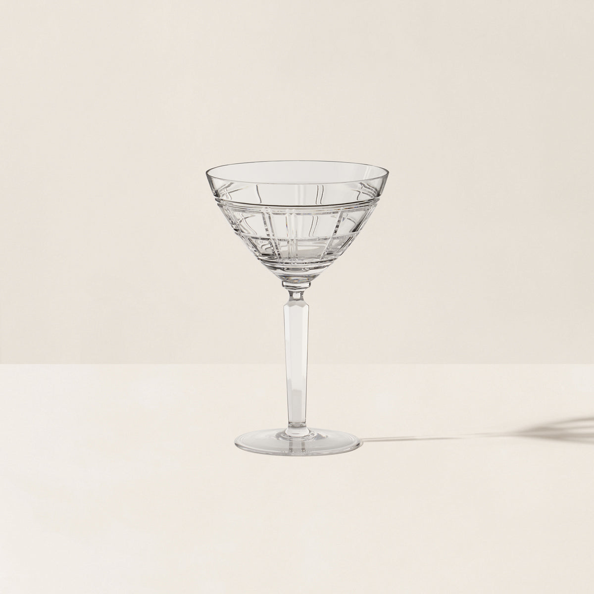 Hudson Plaid Martini Glass - Ralph Lauren Home