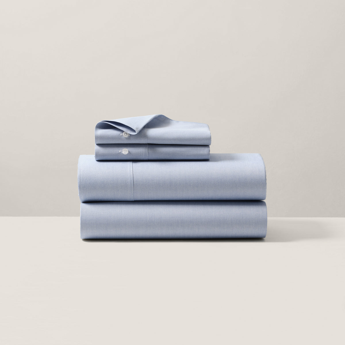 Organic Cotton Oxford Solid Sheeting - Blue