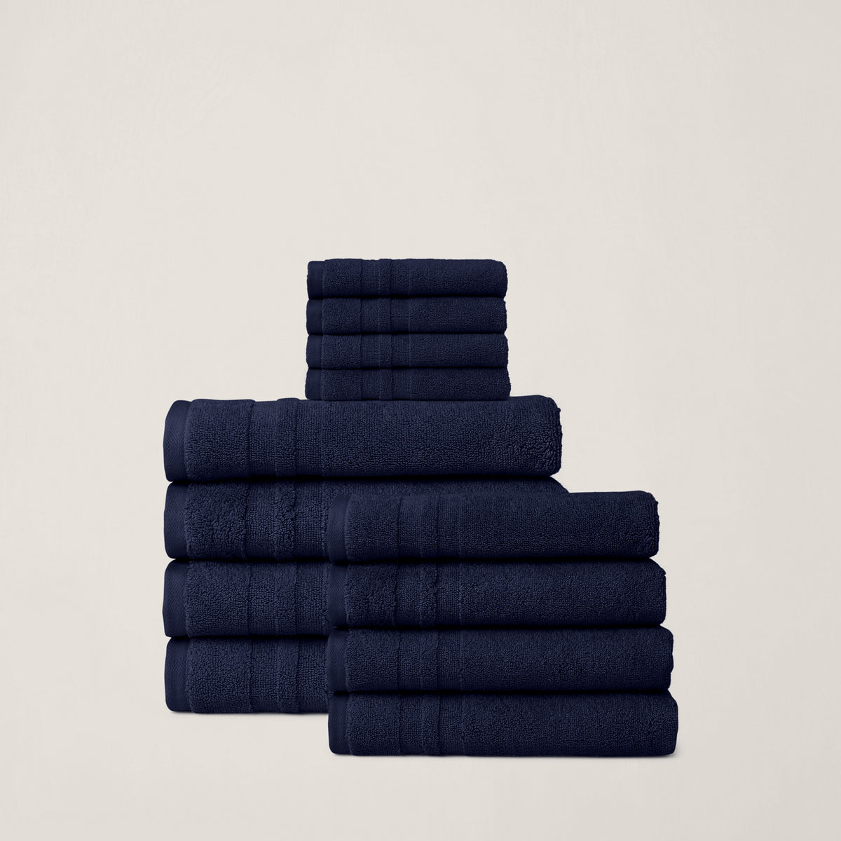 Payton 12-Piece Towel Set - Nautical Navy
