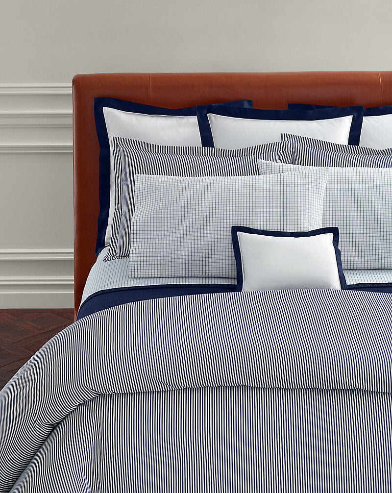 Organic Cotton Shirting Stripe Duvet
