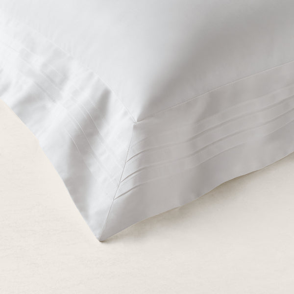 Organic Cotton Tuxedo Pleat Sham