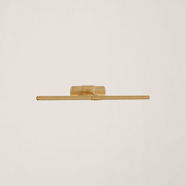 Langley 24" Picture Light - Natural Brass