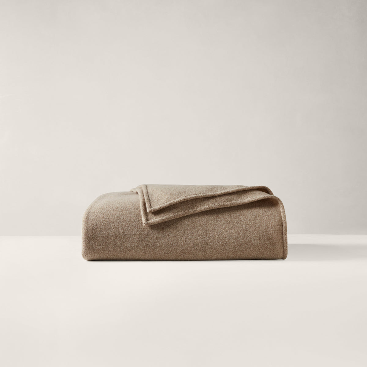 Hayes Bed Blanket - Heathered Camel