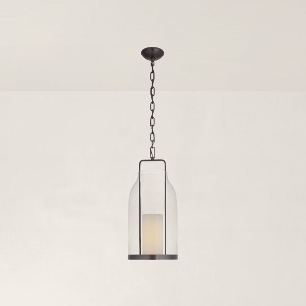Ollie Medium Lantern - Bronze