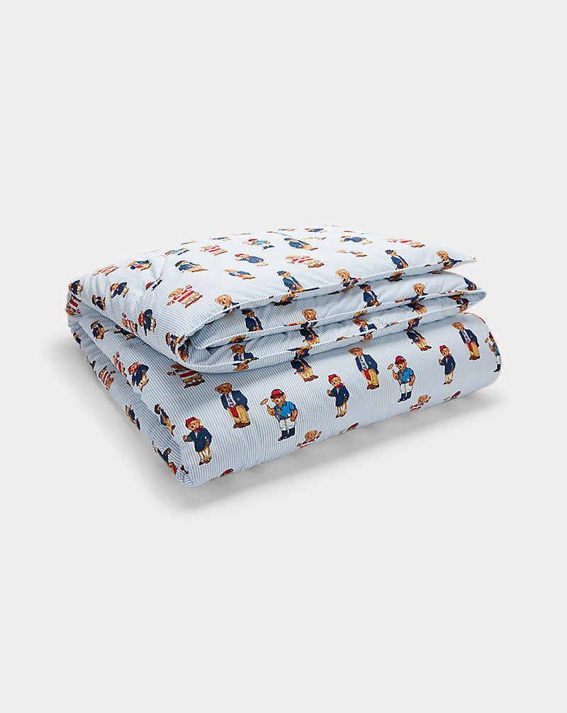 Teddy Bear Stripe Duvet Set