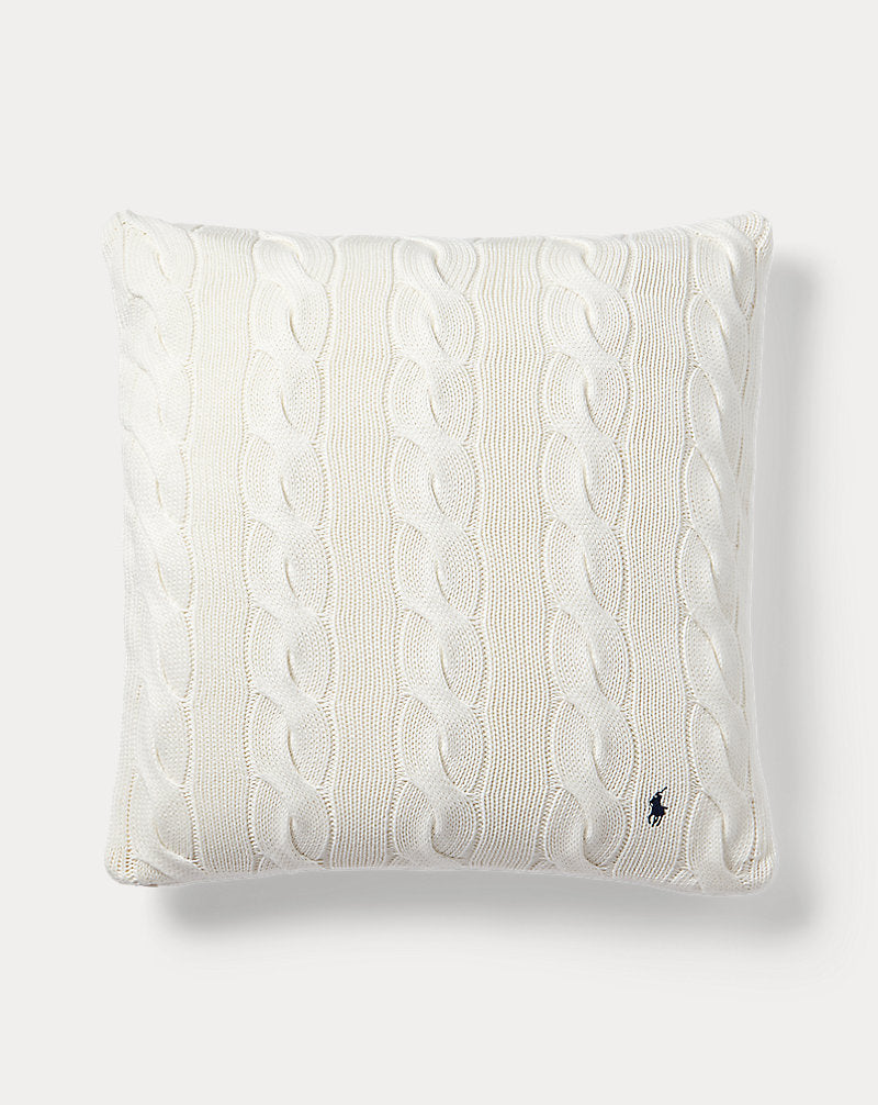 Hanley Cable-Knit Throw Pillow