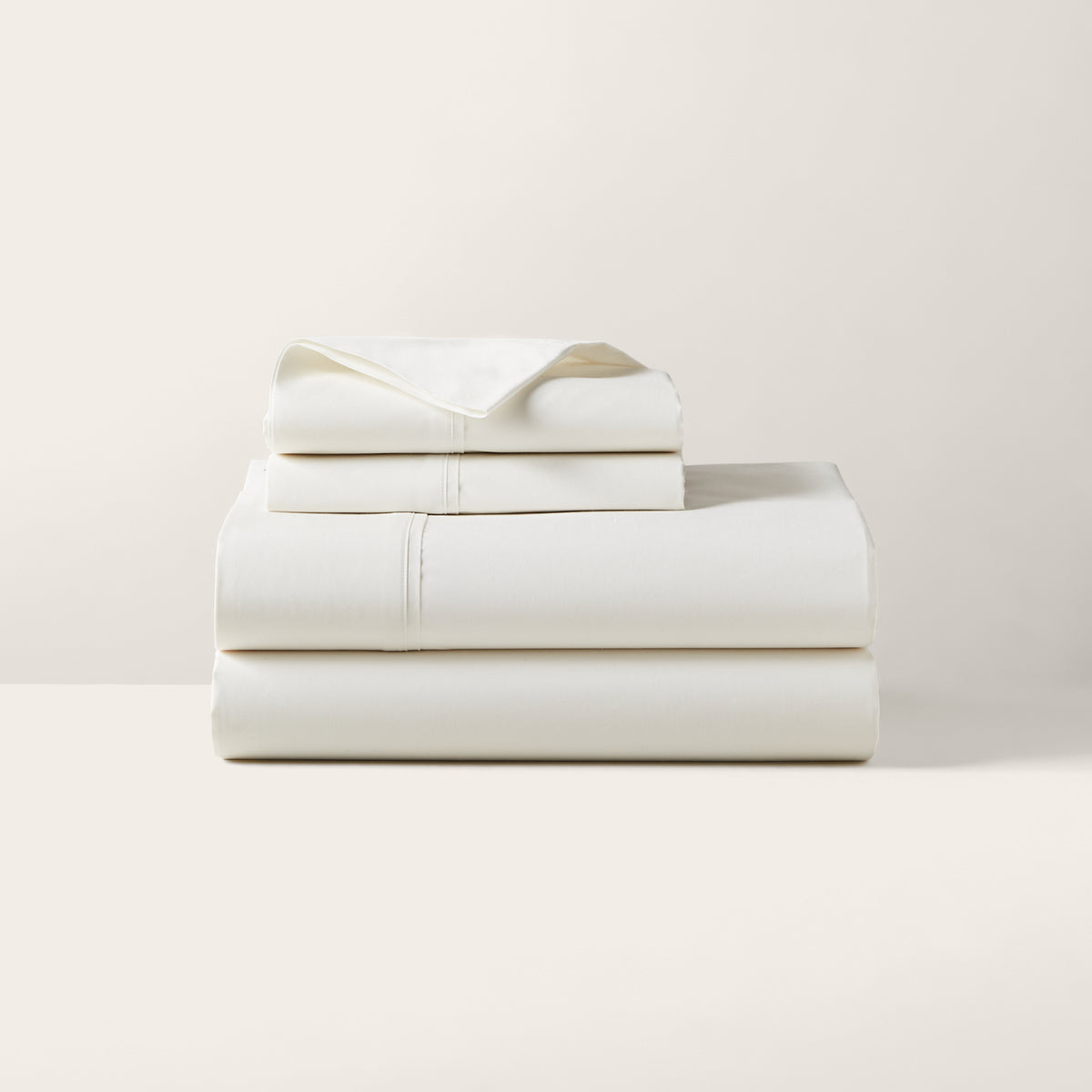 RL Organic Cotton Percale Sheeting - Alabaster