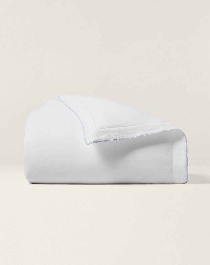 RL Linen Contrast Duvet Cover