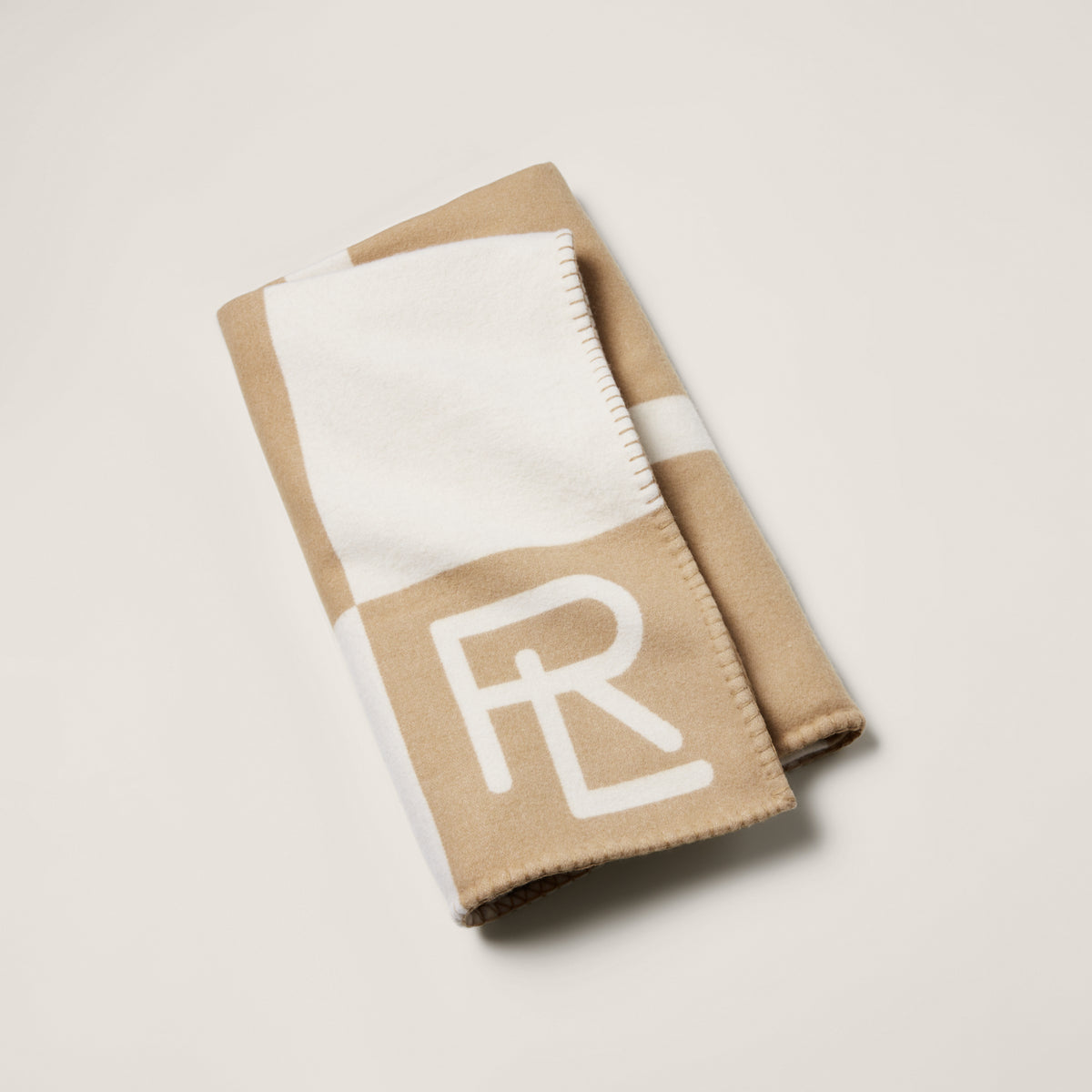 Northam Throw Blanket - Camel/Cream