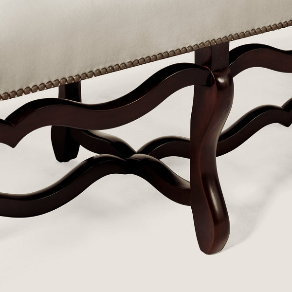 Os de Mouton Bench detail view 4 - Ralph Lauren Home Furniture