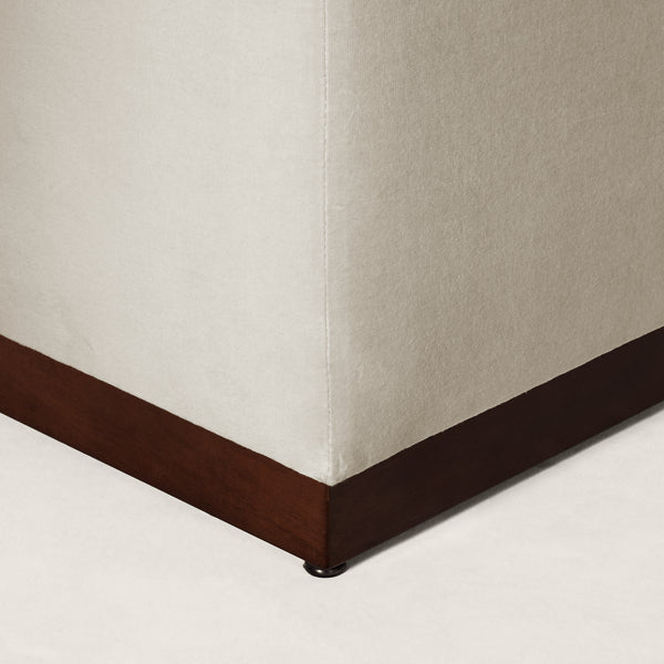 Modern Hollywood Bed Bench detail view 3 - Ralph Lauren Home Furniture