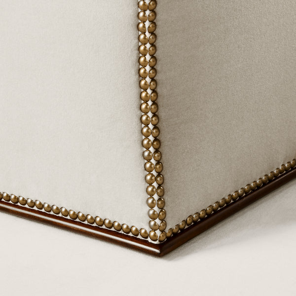 Florence Storage Ottoman detail view 2 - Ralph Lauren Home Furniture