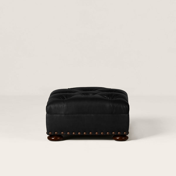 Writer's Ottoman detail view 2 - Ralph Lauren Home Furniture