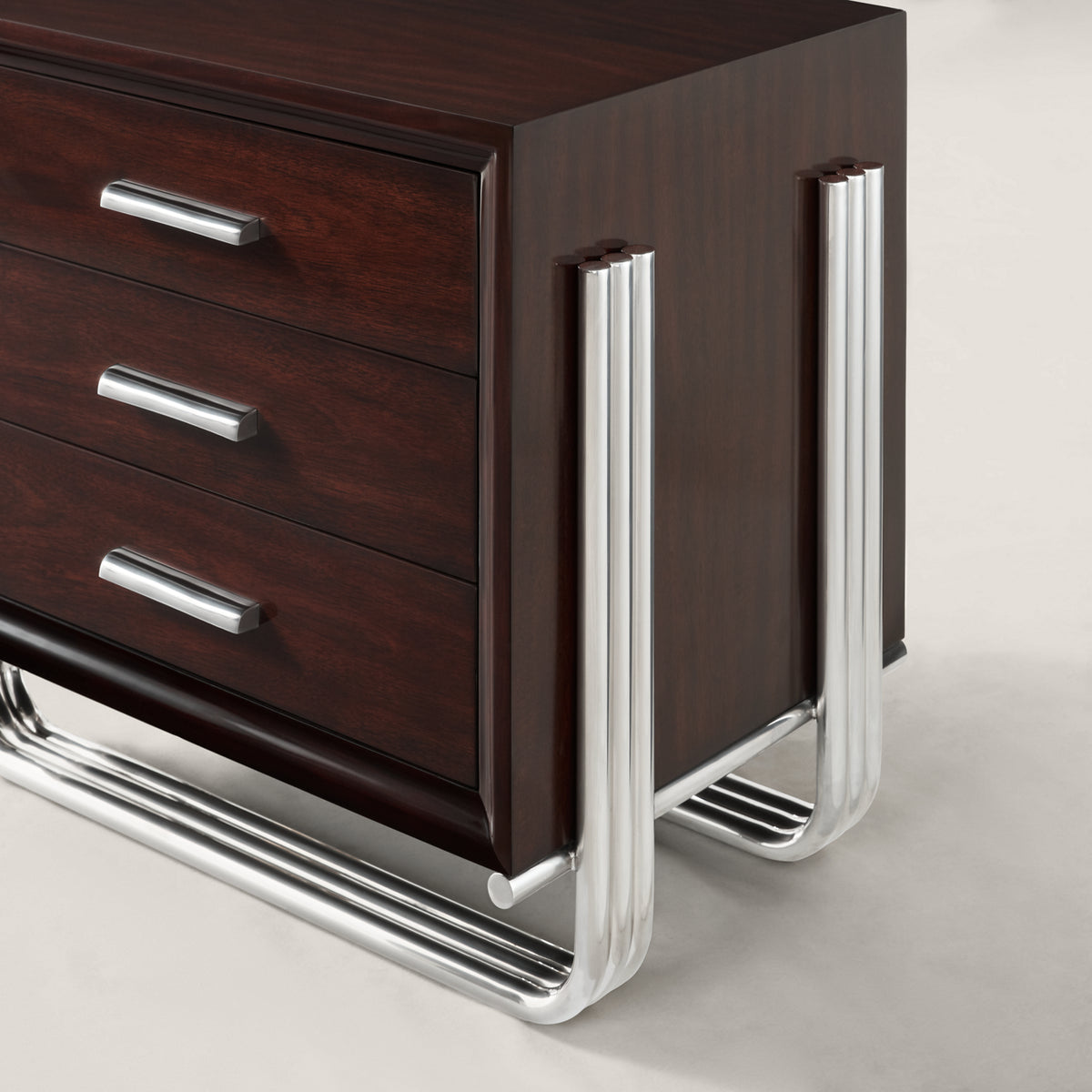 Hudson St. Nightstand, side view