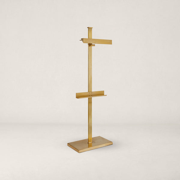 Langham Display Floor Lamp - Natural Brass