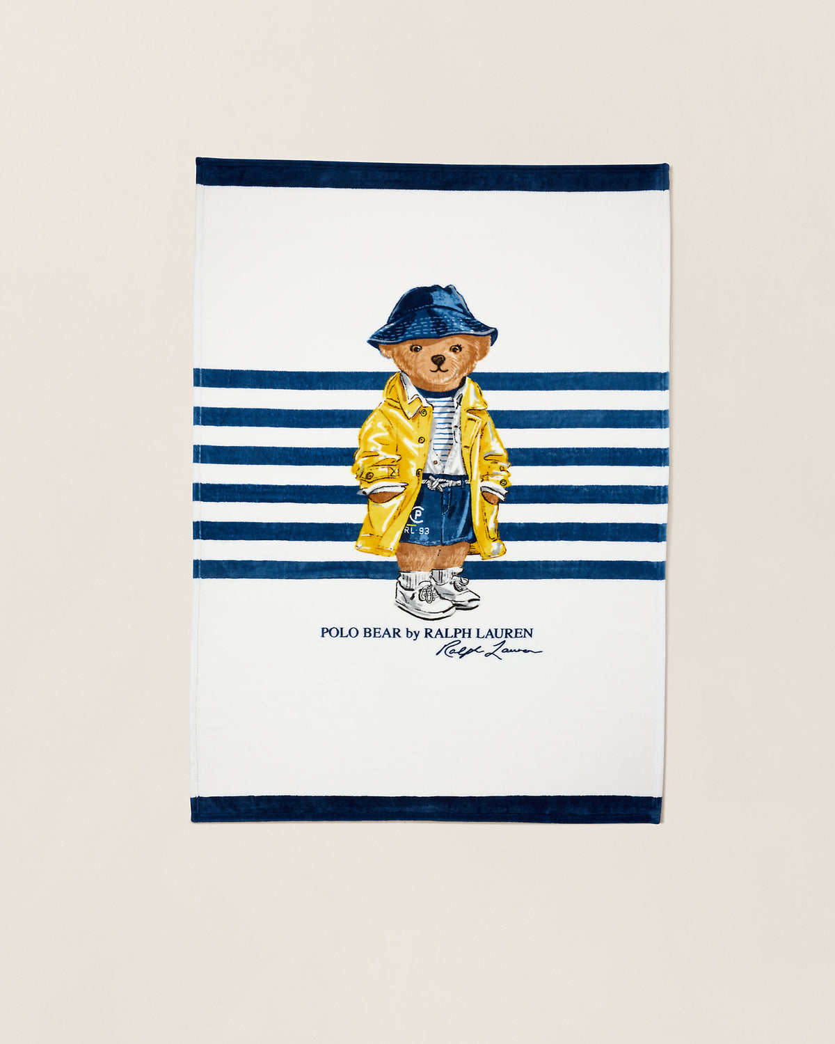 Raincoat Polo Bear Throw Blanket