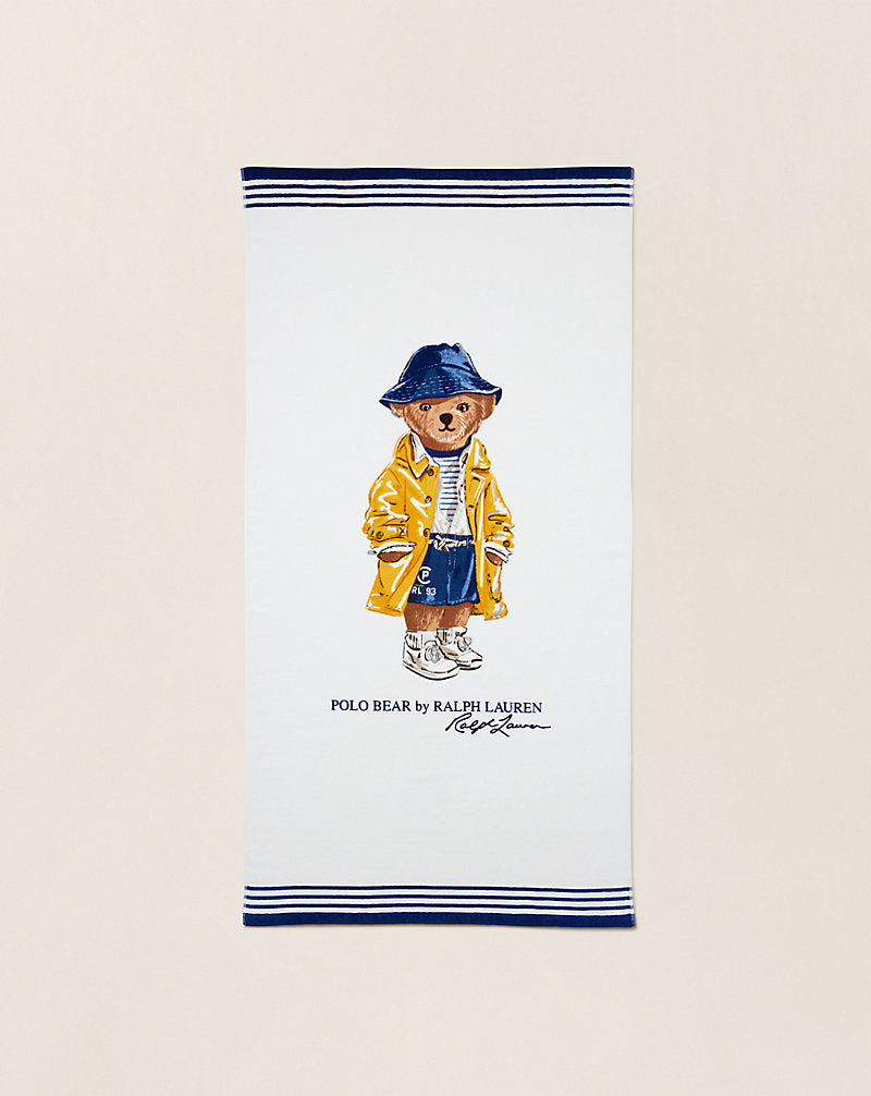 Raincoat Polo Bear Beach Towel