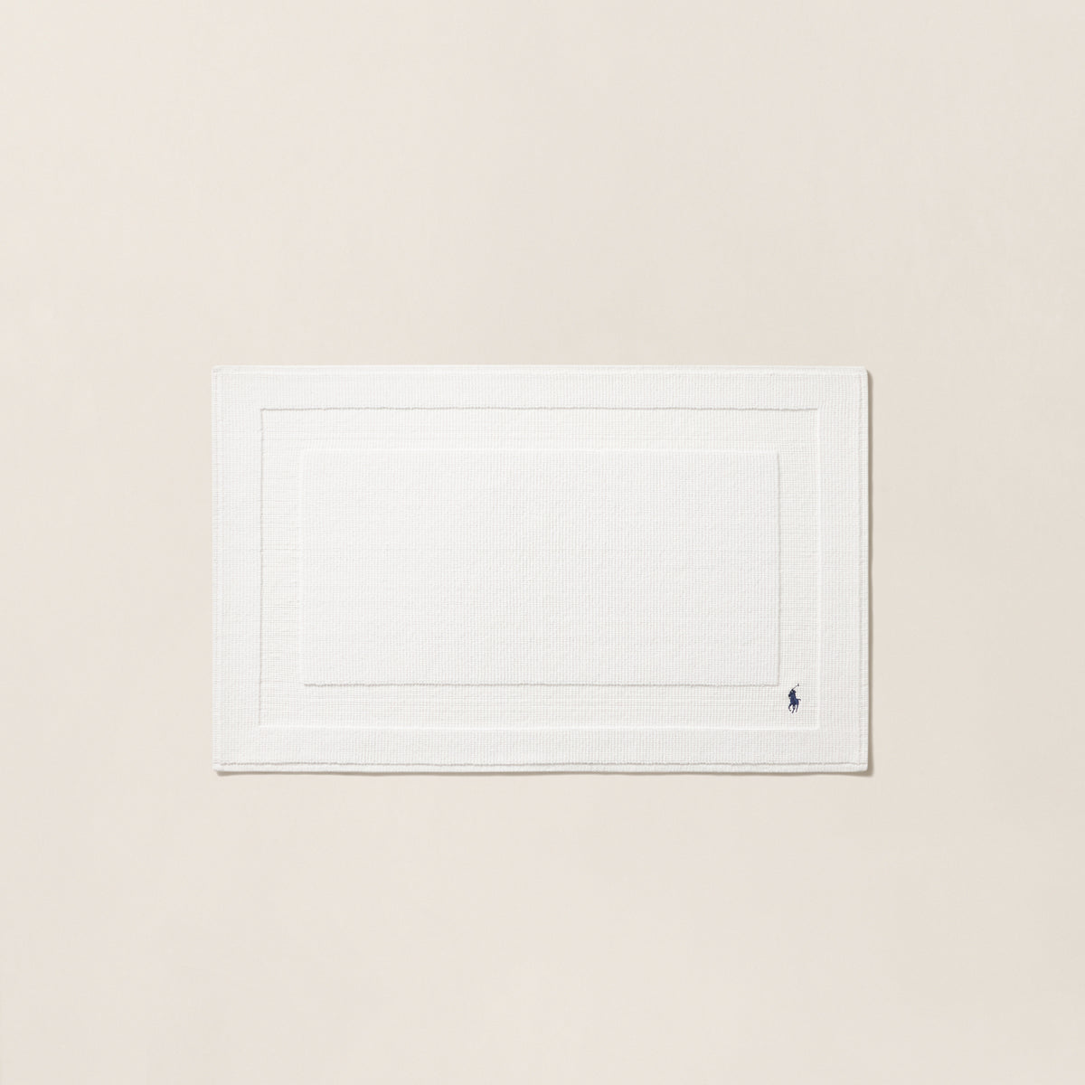The Polo Bath Rug - White
