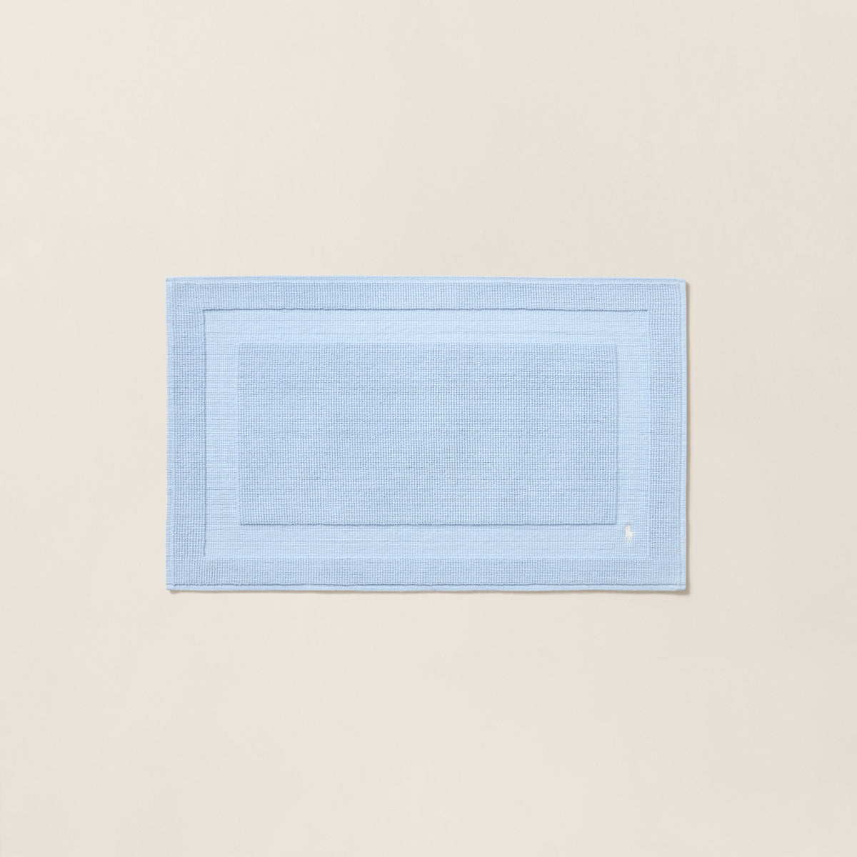 The Polo Bath Rug - Office Blue