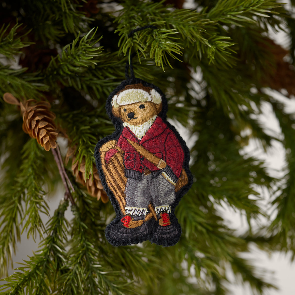 Sled Polo Bear Ornament - Ralph Lauren Home