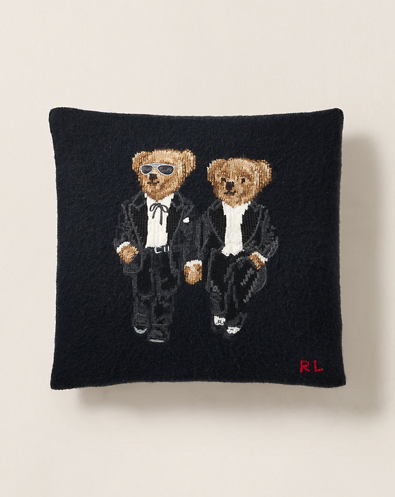 The Ralph & Ricky Tuxedo Bear Pillow