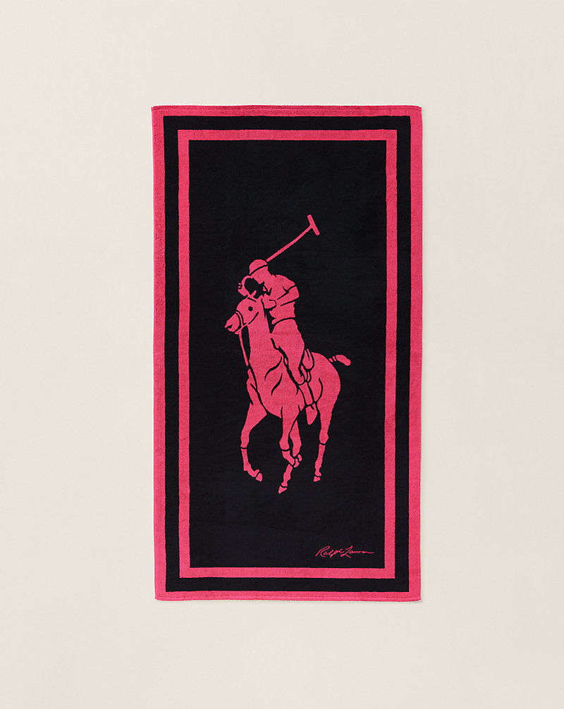 Pink Pony Beach Towel