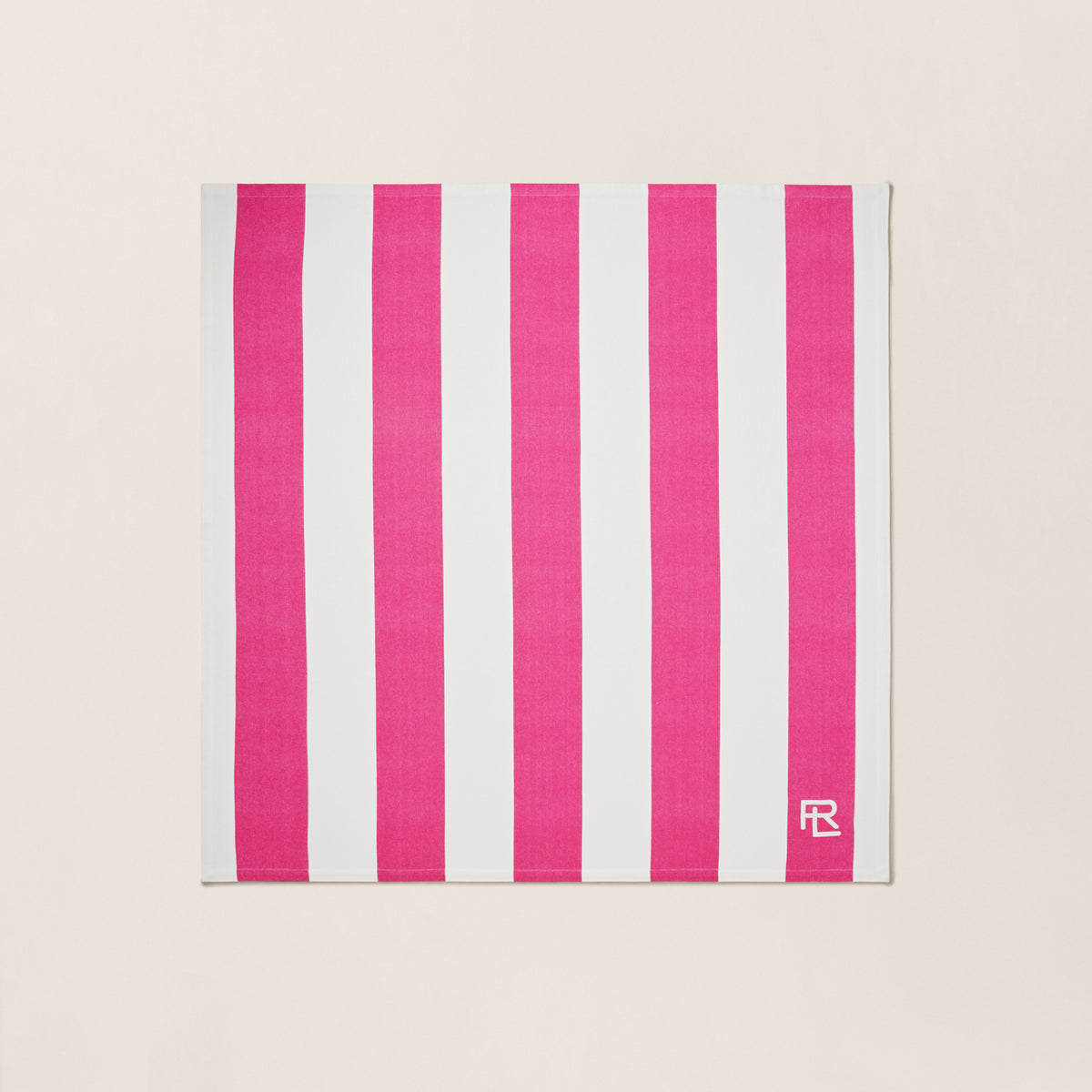 Foley Beach Blanket - Pink/White