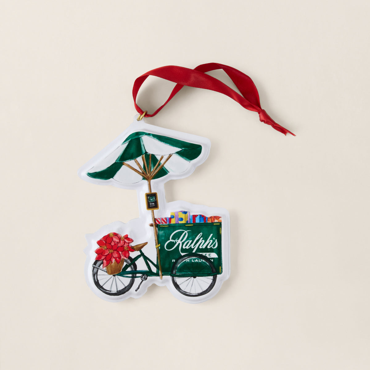 Ralph’s Coffee Holiday Trike Ornament - Ralph Lauren Home