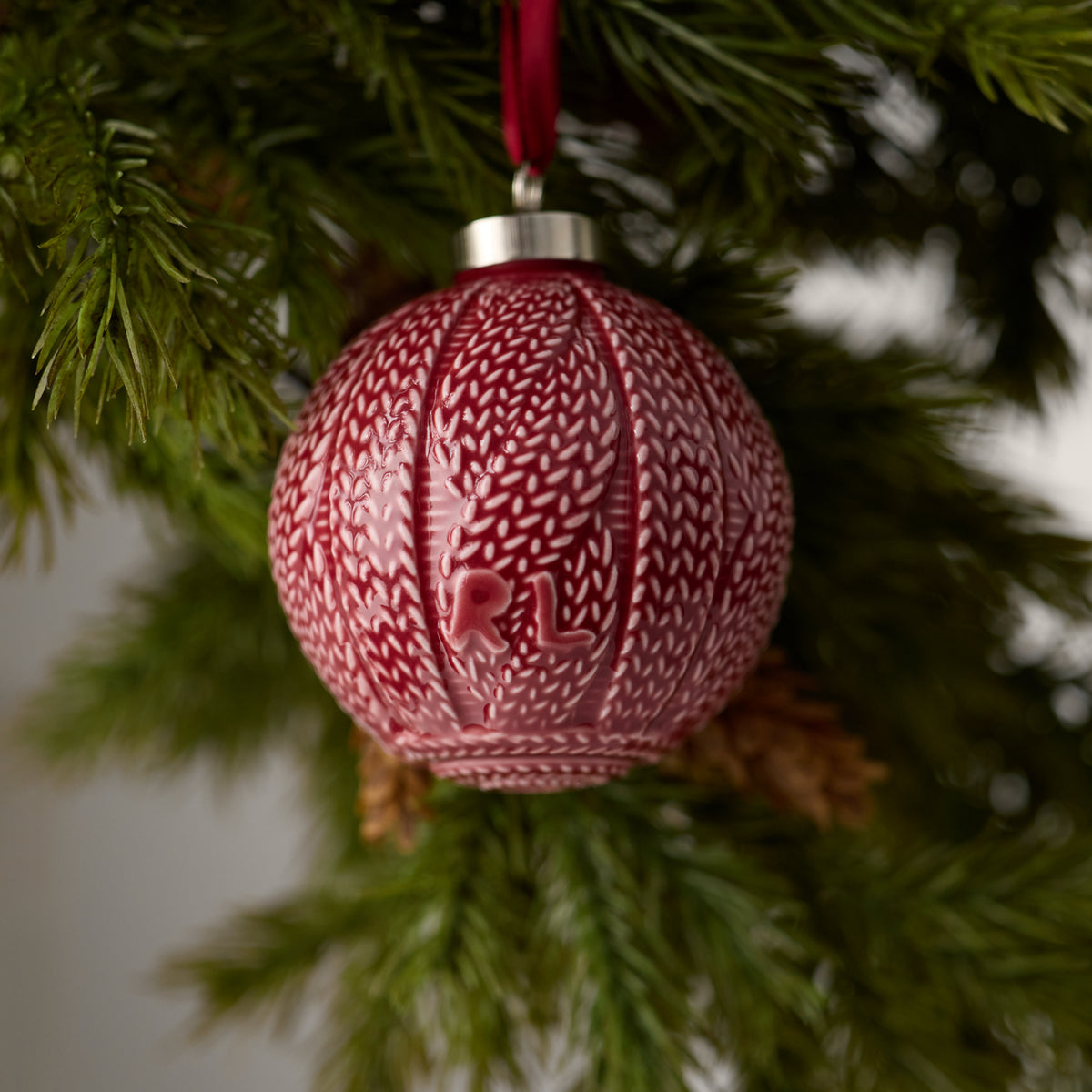 Cable-Knit Ornament Gift Set - Ralph Lauren Home