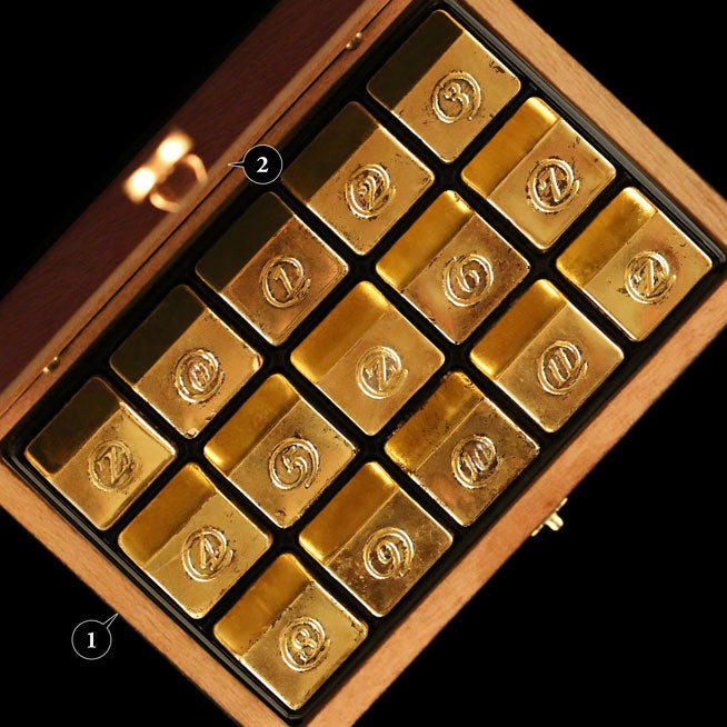 Sapphire 24kt Gold z chocolat