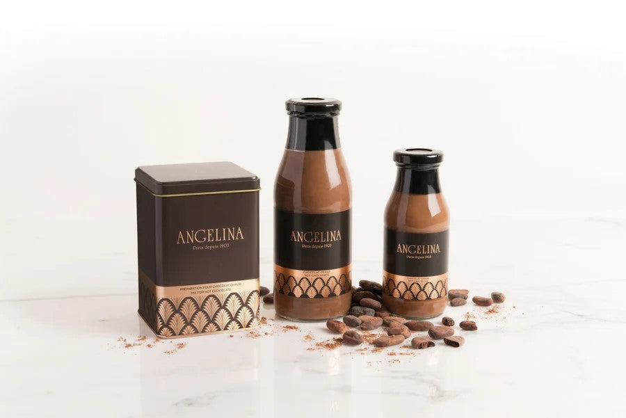 Mix for hot chocolate tin box - Angelina Paris Angelina