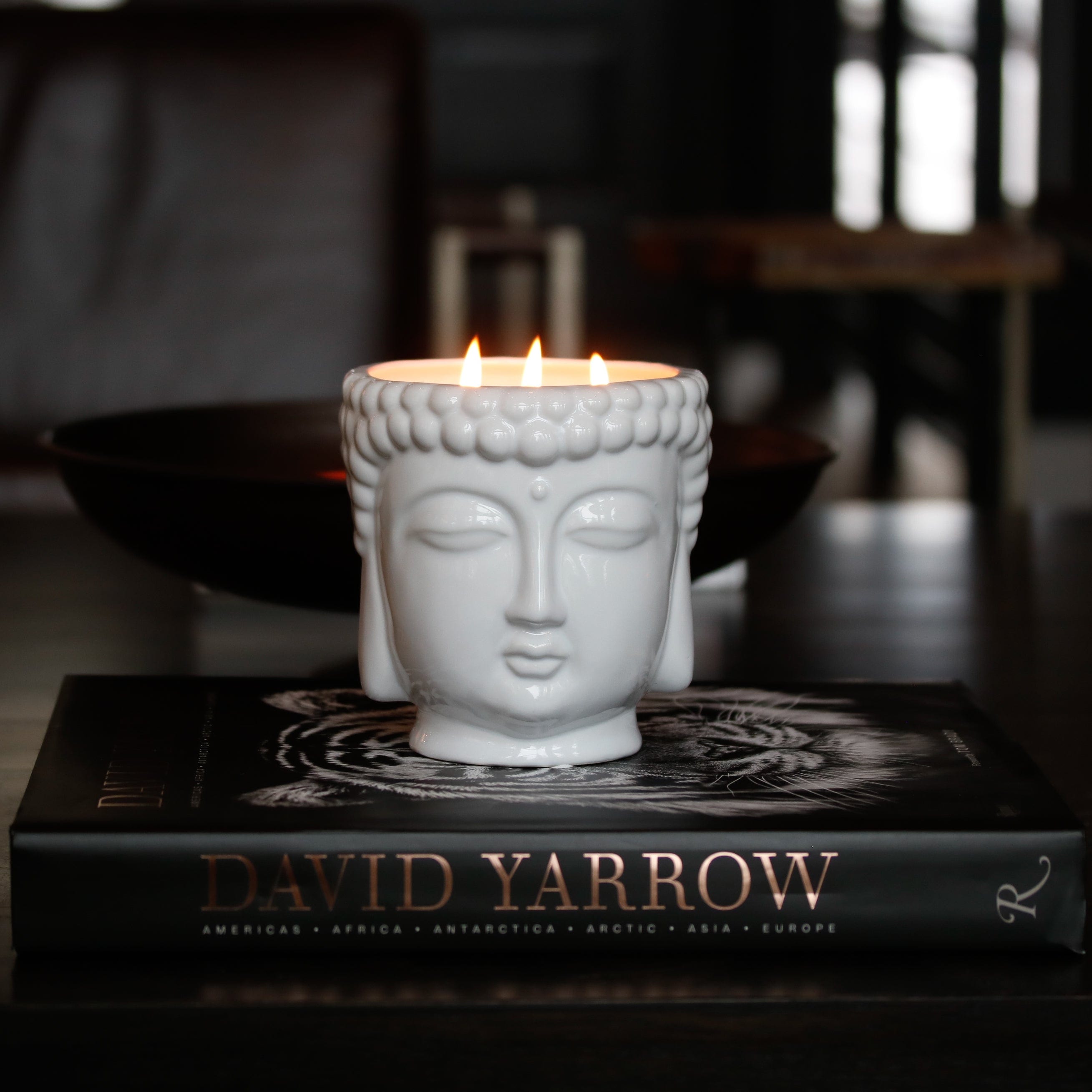 White Buddha Candle Thompson Ferrier