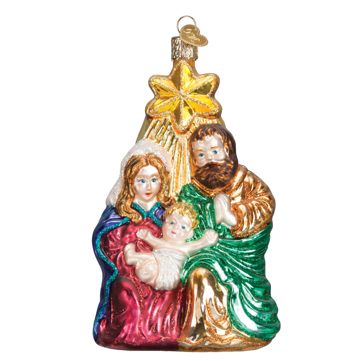 Holy Family With Star Old World Christmas