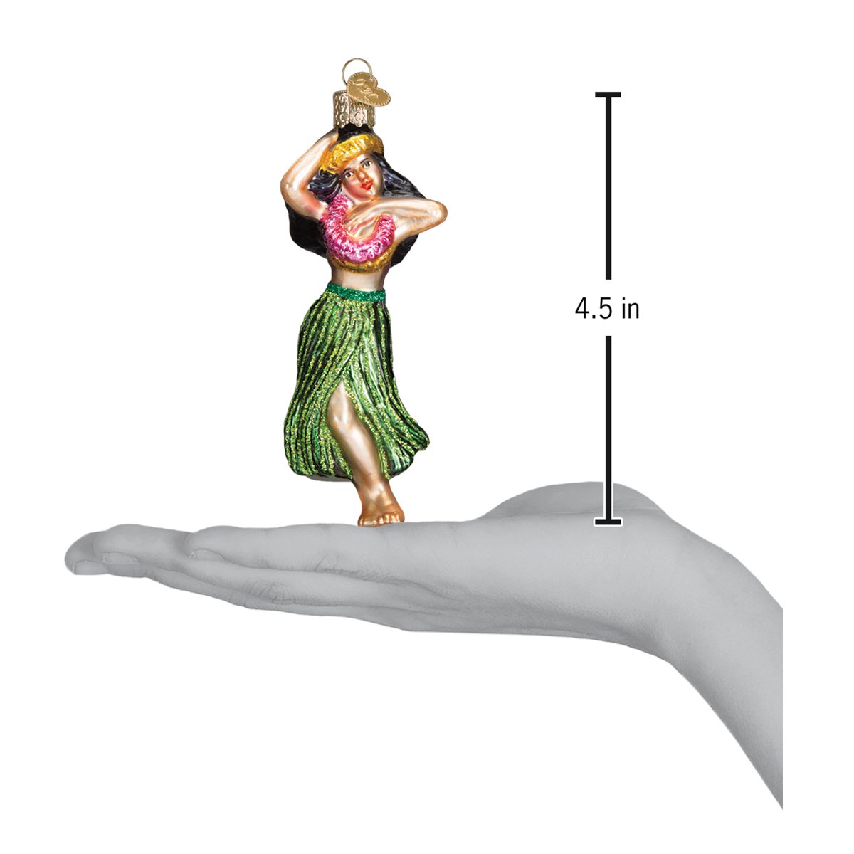 Hula Dancer Ornament Old World Christmas
