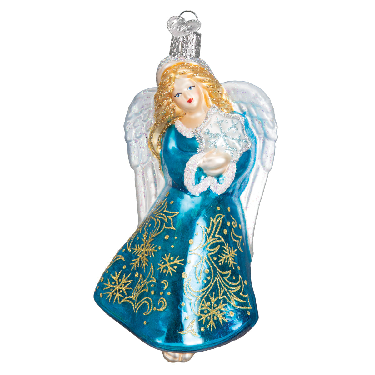 Glistening Snowflake Angel Old World Christmas