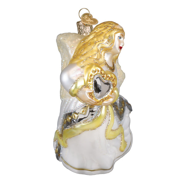 Angel With Heart Ornament Old World Christmas