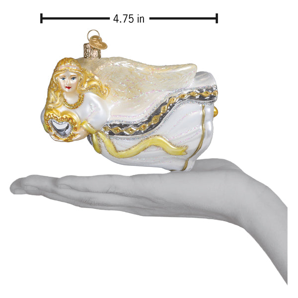 Angel With Heart Ornament Old World Christmas