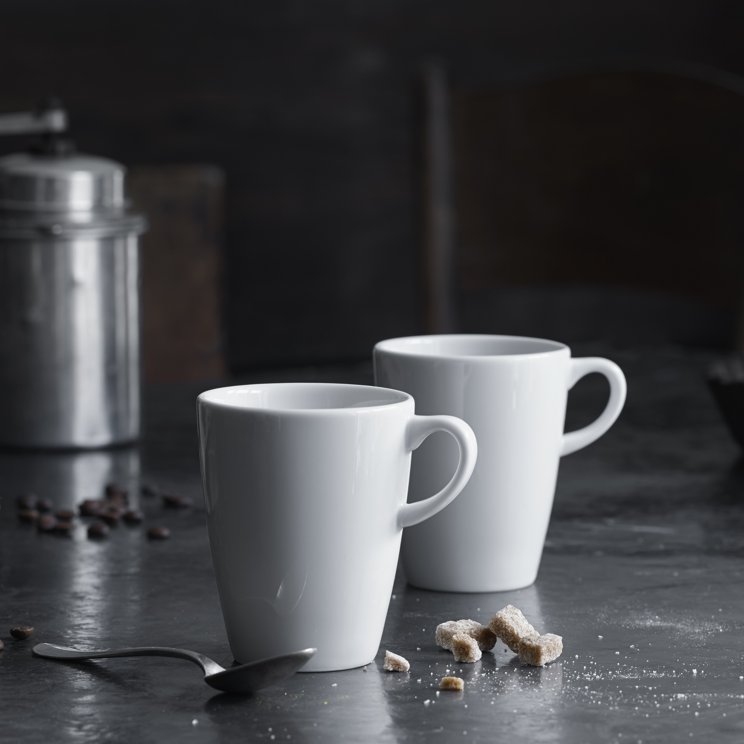 Eden Cups & Saucers, Sets of 4