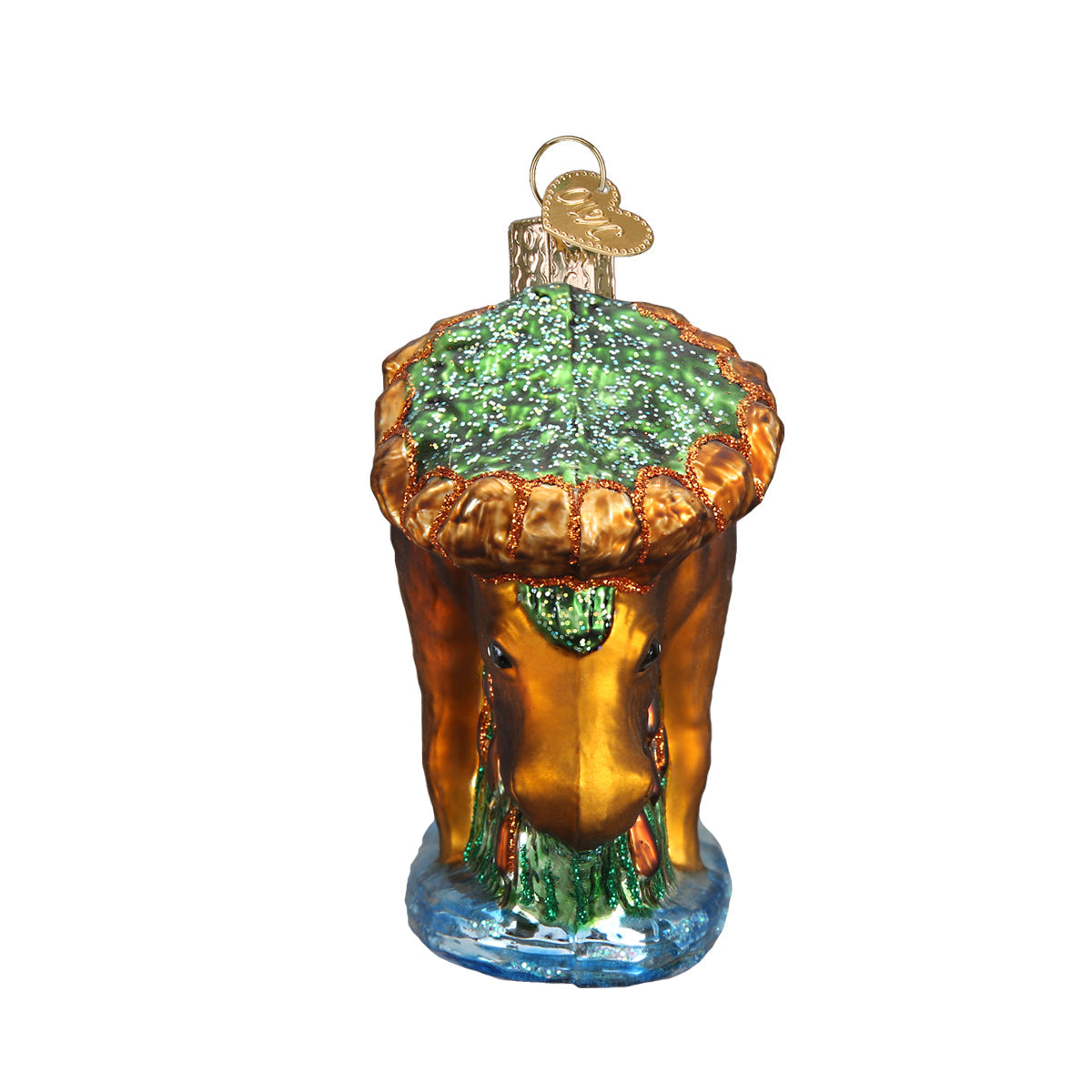 Munching Moose Ornament Old World Christmas