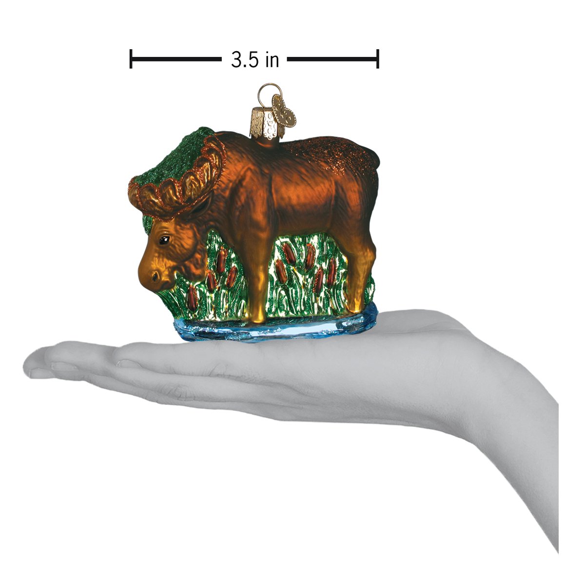 Munching Moose Ornament Old World Christmas
