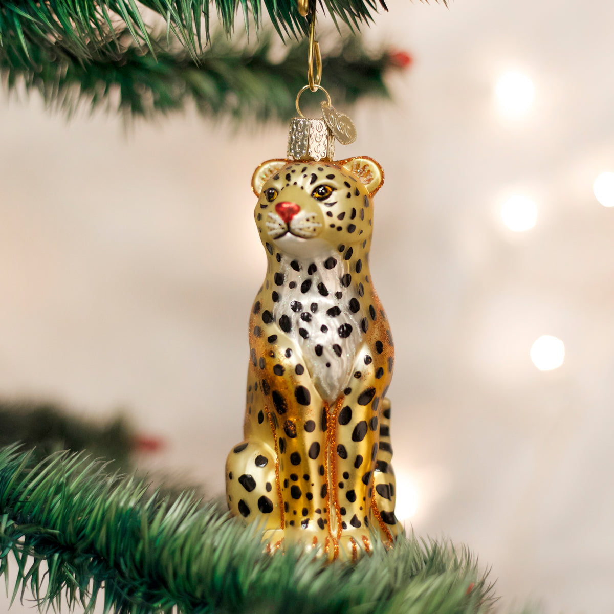 Leopard Ornament Old World Christmas