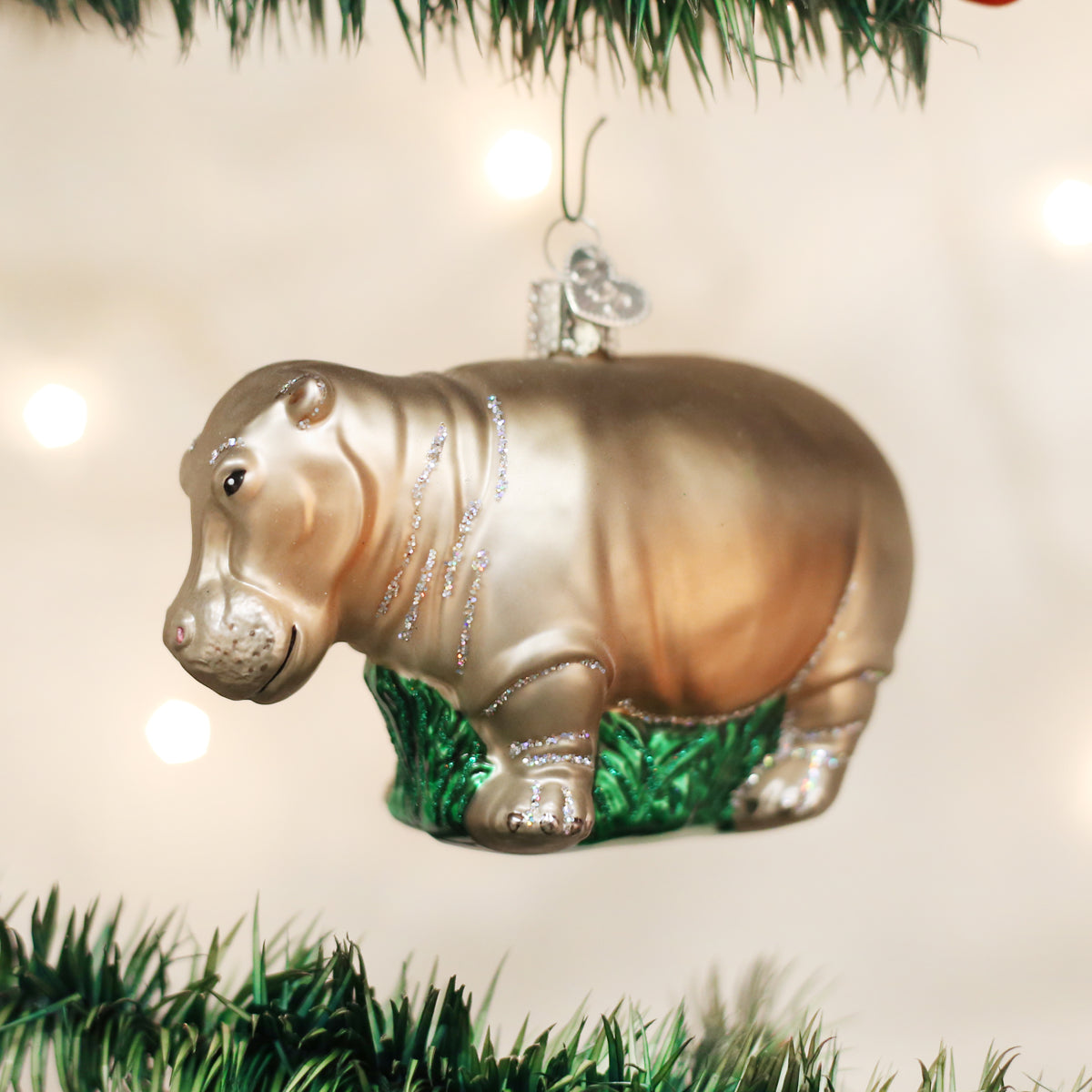 Hippopotamus Ornament Old World Christmas