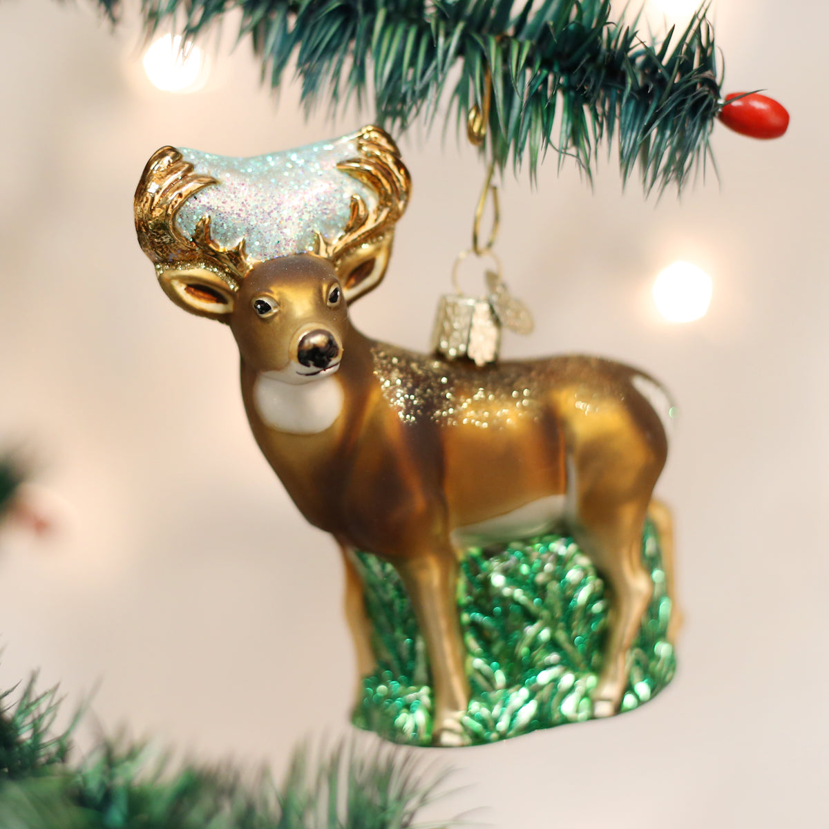 Whitetail Deer Ornament Old World Christmas