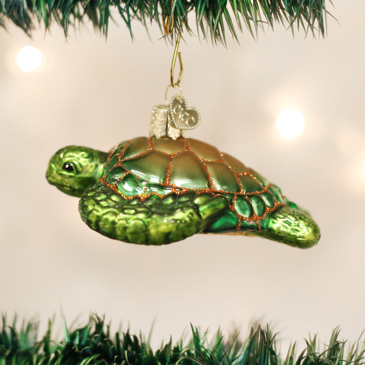 Green Sea Turtle Ornament Old World Christmas