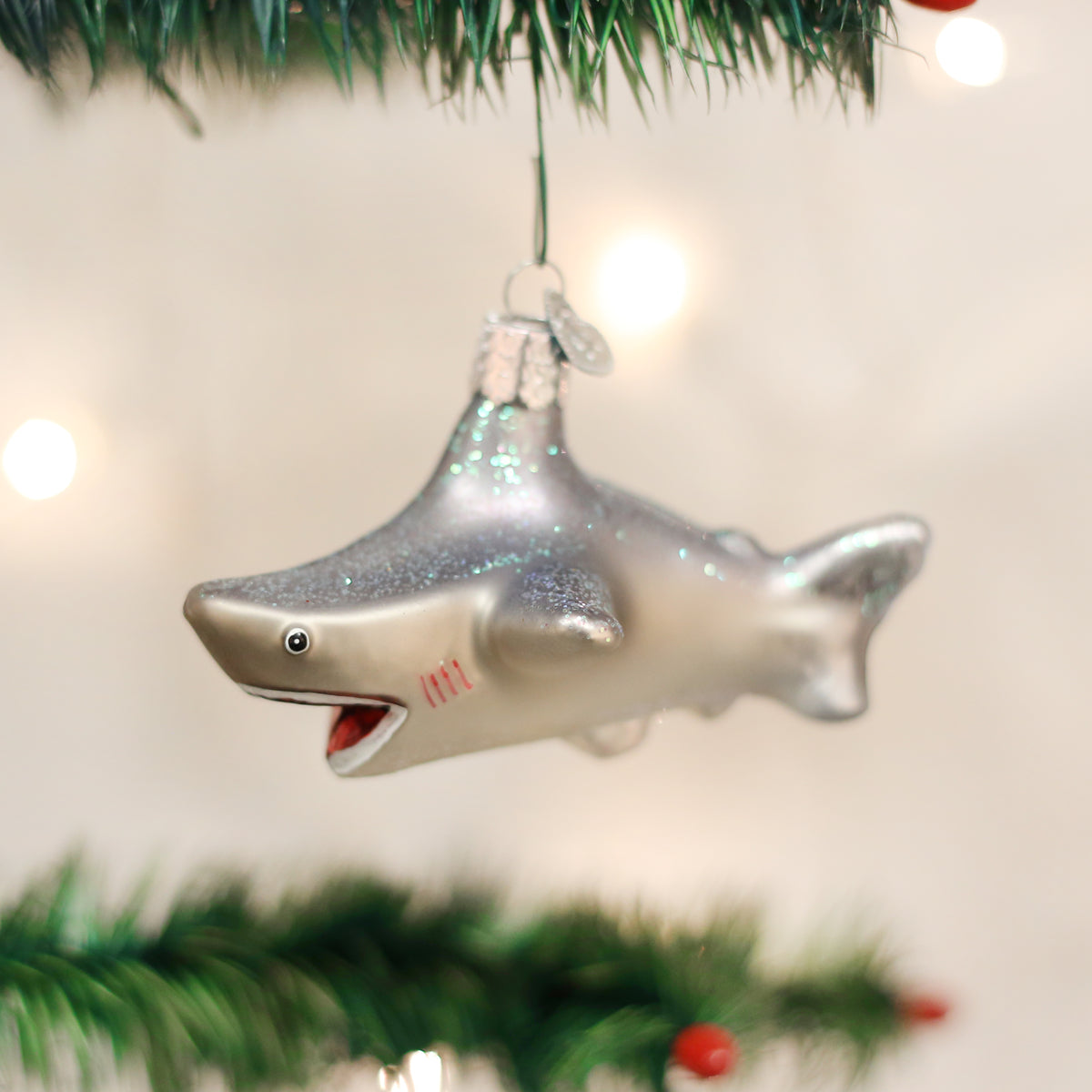 Shark Ornament Old World Christmas