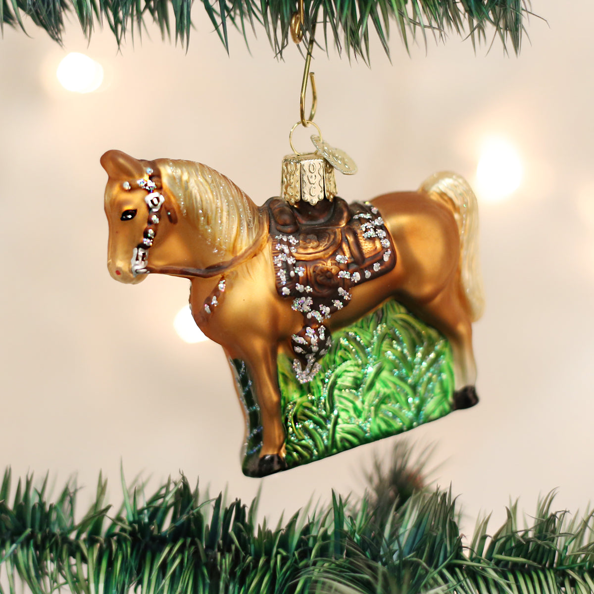 Western Horse Ornament Old World Christmas