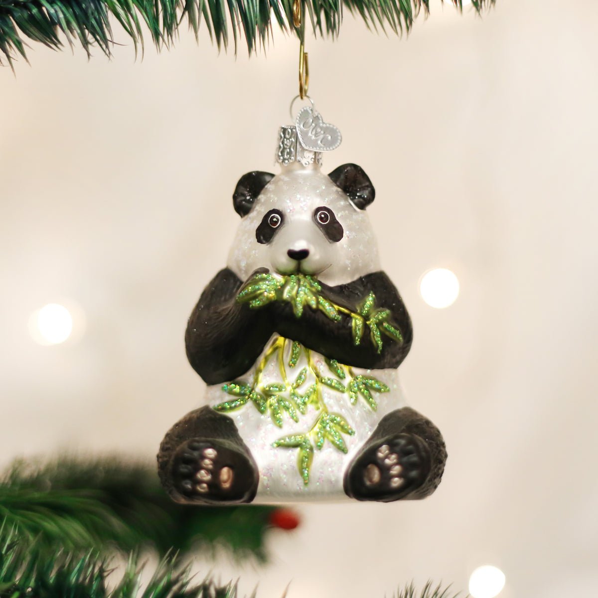 Panda Ornament Old World Christmas